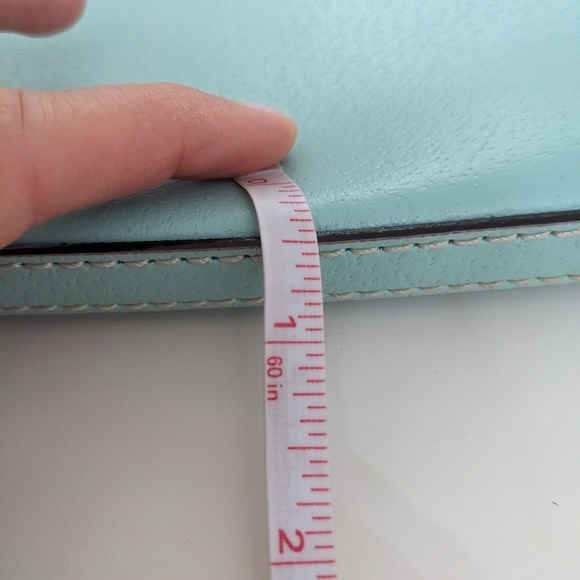 EUC! Kate Spade New York Wellesley Byrd Pebbled Leather Shoulder Bag Robins Egg - Picture 13 of 16